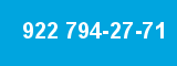922 794-27-71 922 794-27-71